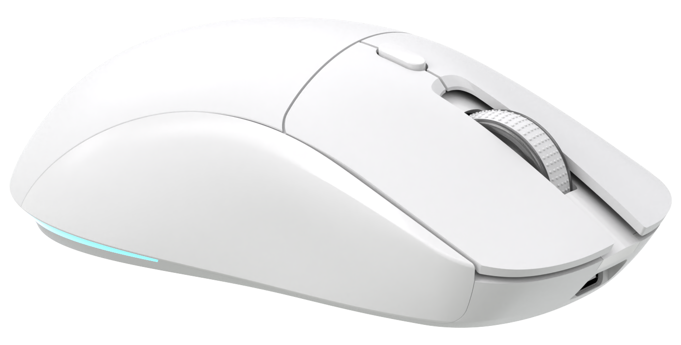 Мышь Defender Stone GM-551 (52554) [беспроводная, светодиодная, 7200 DPI, 125 Гц подсветка, белая]