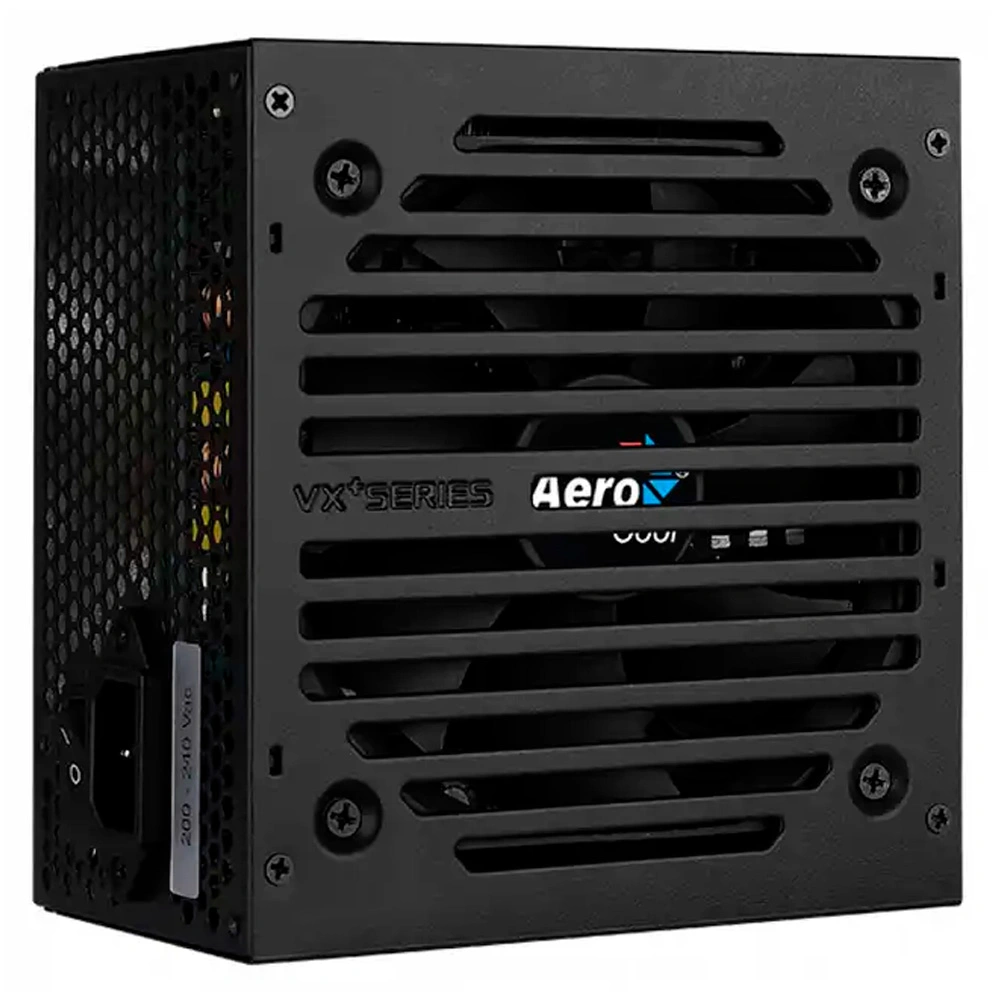 Блок питания AeroCool VX PLUS Stealth 400 [400 Вт, 2x SATA, 1x 6 pin PCIe, 1x 4+4 pin CPU, EPS12V, ATX]