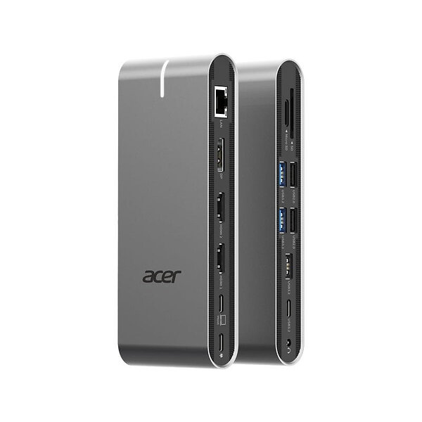 Док-станция Acer Type C Universal docking station 15in1, 2 x HDMI 4K 60Hz, 1 x DP 8k 30Hz,  