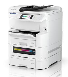 МФУ Epson WorkForce Pro (EM-C8100RDW) [A3+, цветной, СНПЧ, 4800 x 1200 DPI, Дуплекс, АПД, Wi-Fi, Ethernet (RJ-45), USB]