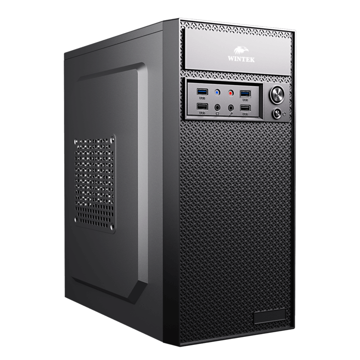 Корпус Wintek K260, 0.45mm, 2xUSB 3.0 + 2xUSB 2.0, MiniTower