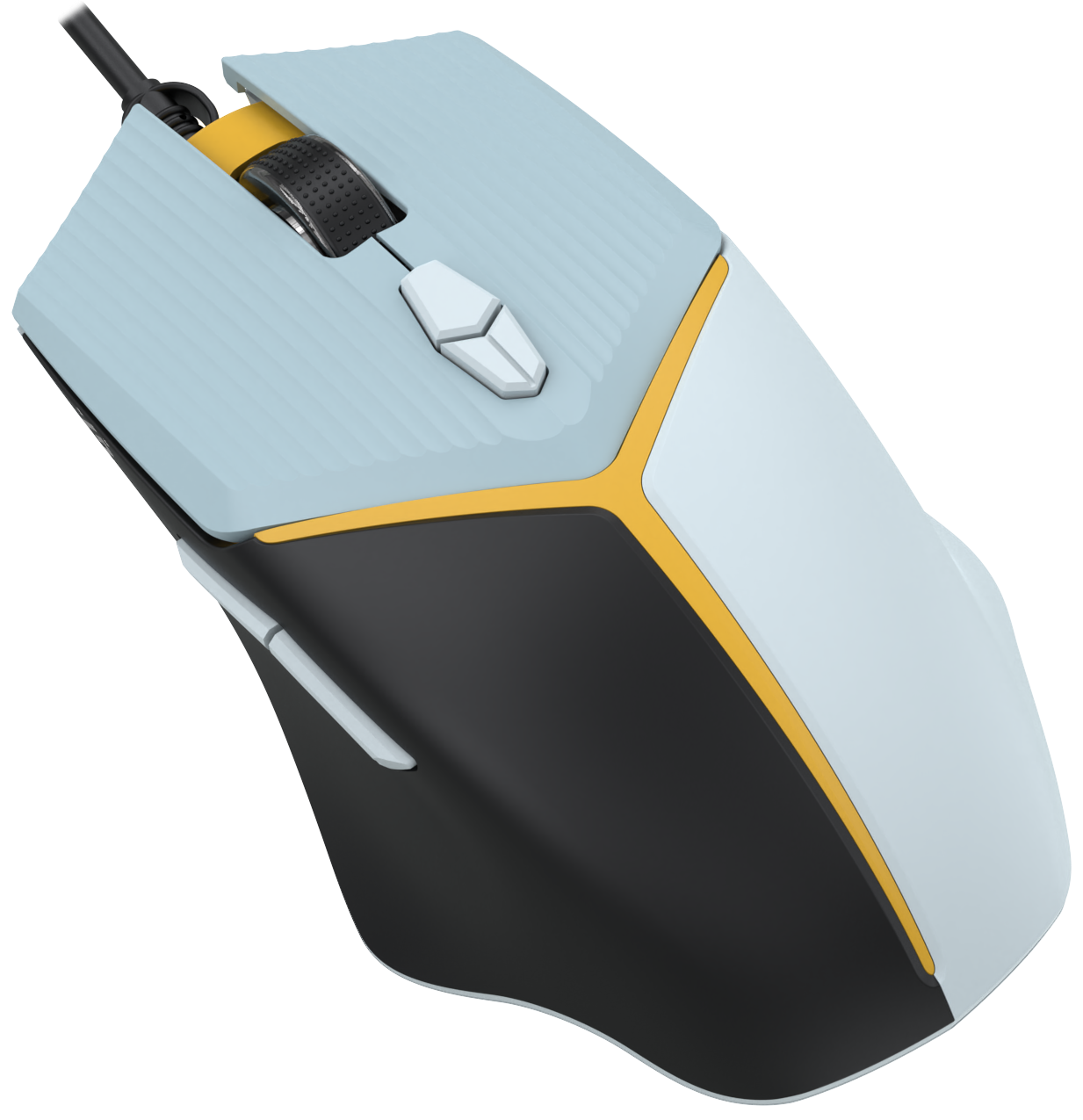 Мышь Defender Shotgun GM-176 (52176) [проводная, светодиодная, 3600 DPI, 125 Гц, серая]