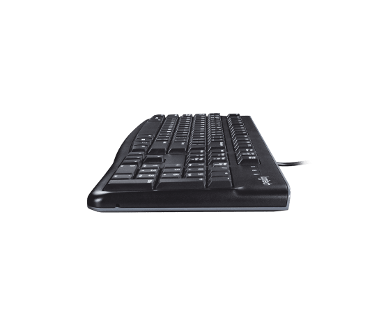 Клавиатура Logitech K120 (920-002508) [Мембранная, проводная, клавиш - 104, черная, Английская раскладка]