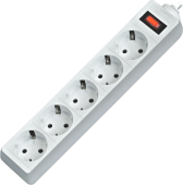 Сетевой фильтр Defender ES 1.8 - 1,8 М, 5 розеток, белый