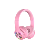 ttec SoundBuddy Funled Kids On-Ear Wireless Bluetooth Headphones (2KM172BP), розовый