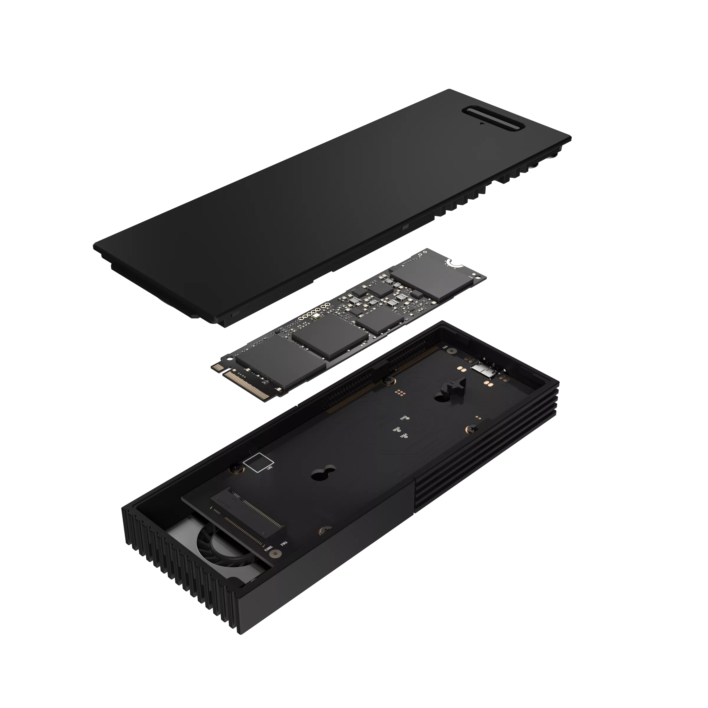 Корпус для SSD ASUS ProArt PA40SU SSD Enclosure, M2 2230, M2 2280, USB 4, 40Gbps, BOX