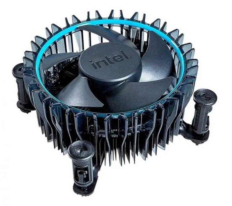 Кулер для процессора INTEL Laminar RM1, PWM 65W 4-pin Толщина 47мм LGA1700 Синий