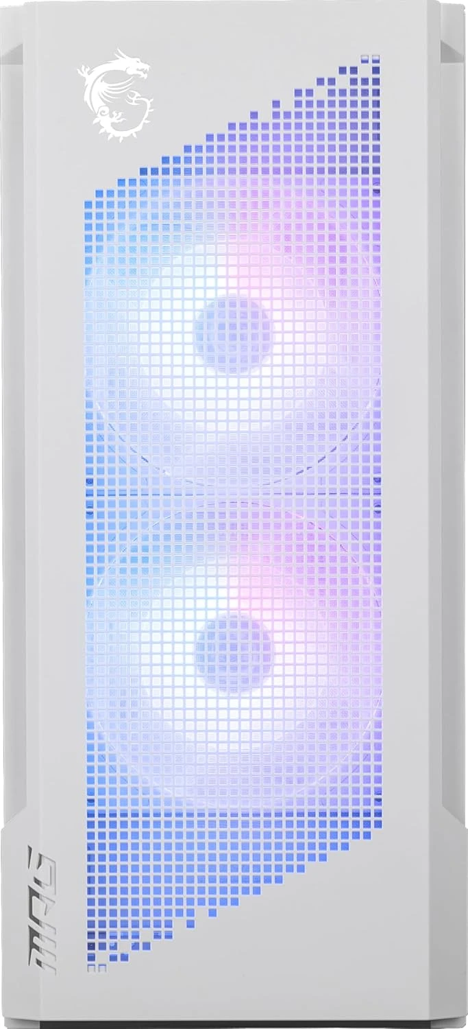 Корпус MSI MPG VELOX 300R AIRFLOW PZ WHITE [Midi Tower, 1 × 120 мм, 2 × 160 мм, белый]