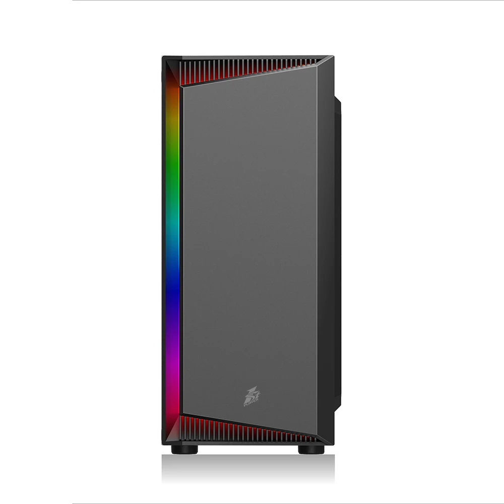 Корпус 1stPlayer Rainbow RB-4-1F5M [Midi Tower, Черный]