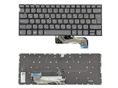 Клавиатура для ноутбука Lenovo Yoga S730-13IML/ S730-13IWL/ 730-13IML, RU, подсветка, серая