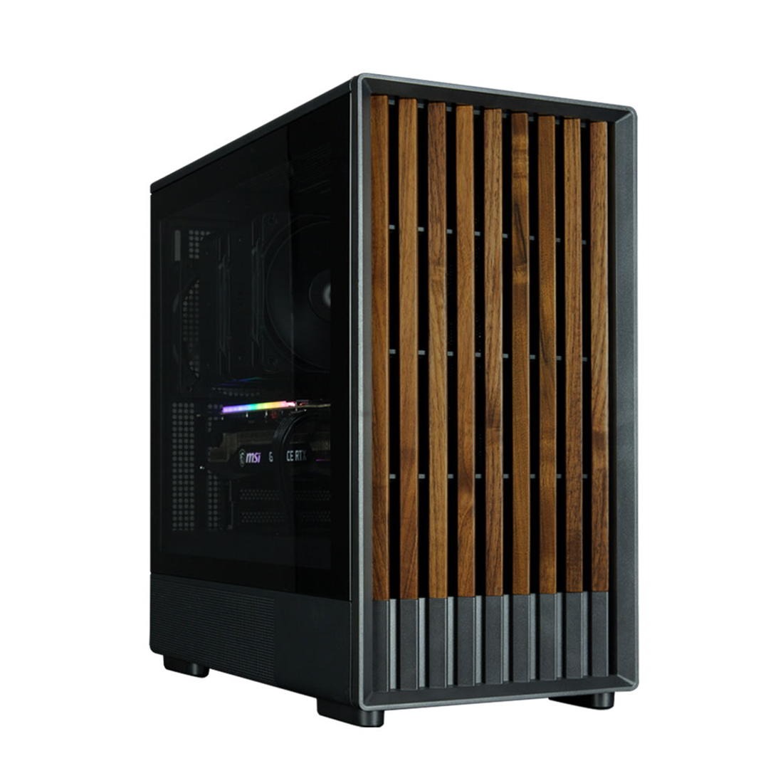 Корпус Zalman P10 NAMU BLACK [Mini Tower, 3 x 120 мм, черный]