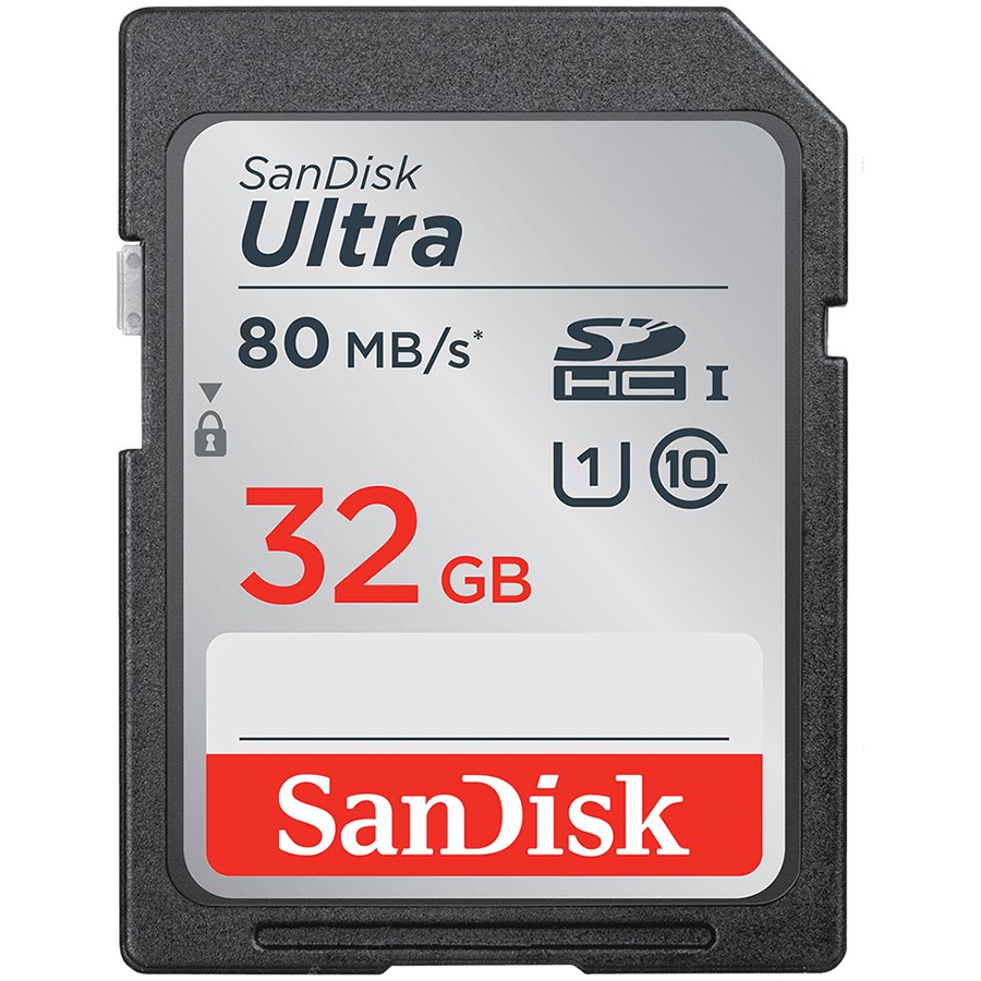 SANDISK Ultra 32GB SDHC Memory Card 120MB/s (SDSDUN4-032G-GN6IN)