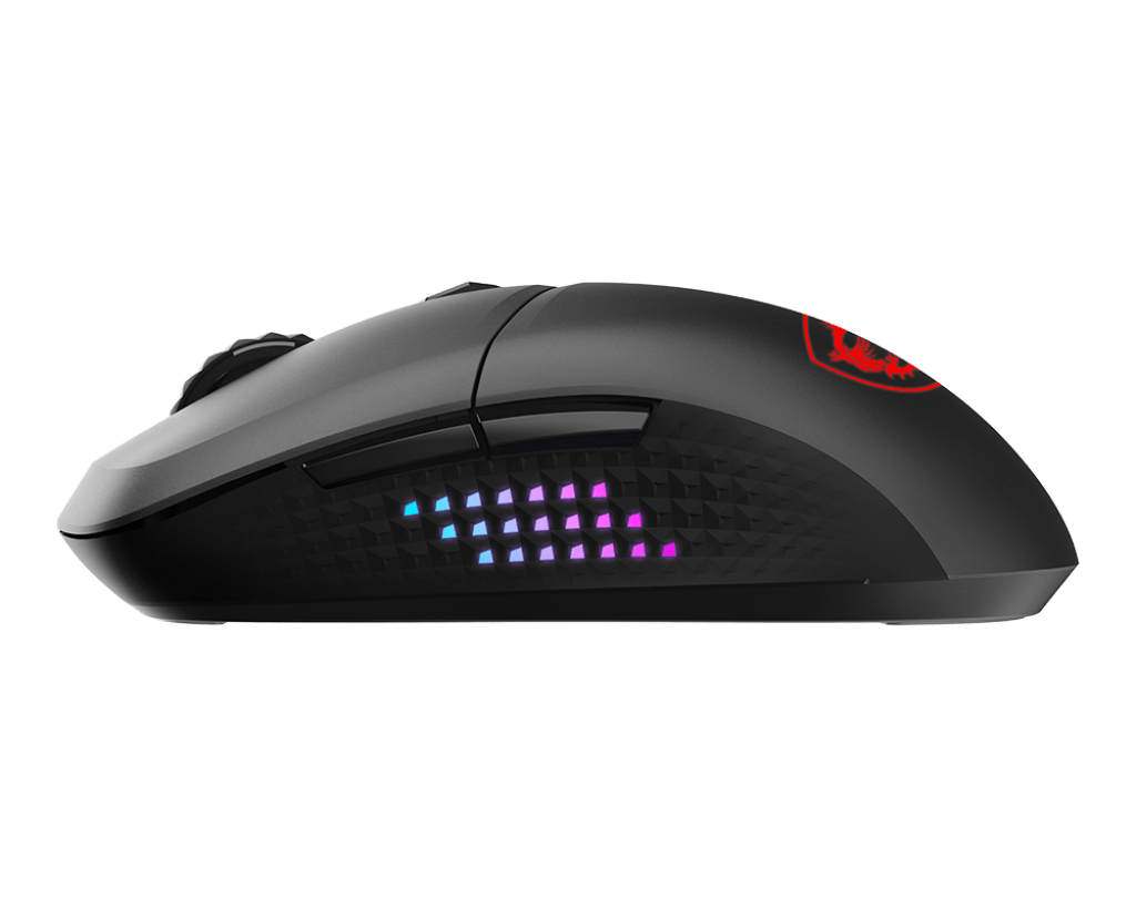 Мышь MSI VERSA 300 ELITE WIRELESS /RGB /2.4 GHz W /Bluetooth 5.3 /USB 2.0 /6 кн. /65 гр. /Черный