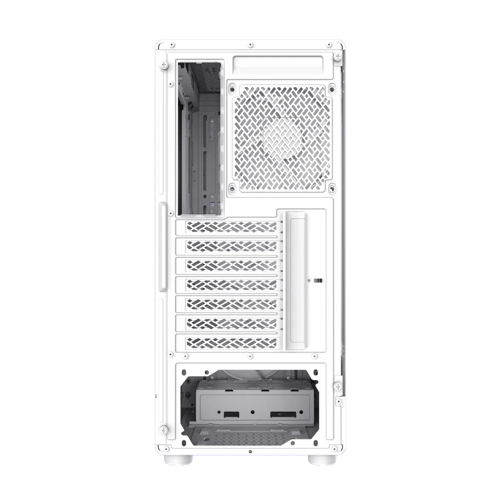Корпус GameMax Storm 2 AW White (1115-3803R0007) [Midi Tower, 3 x 120 мм, белый]