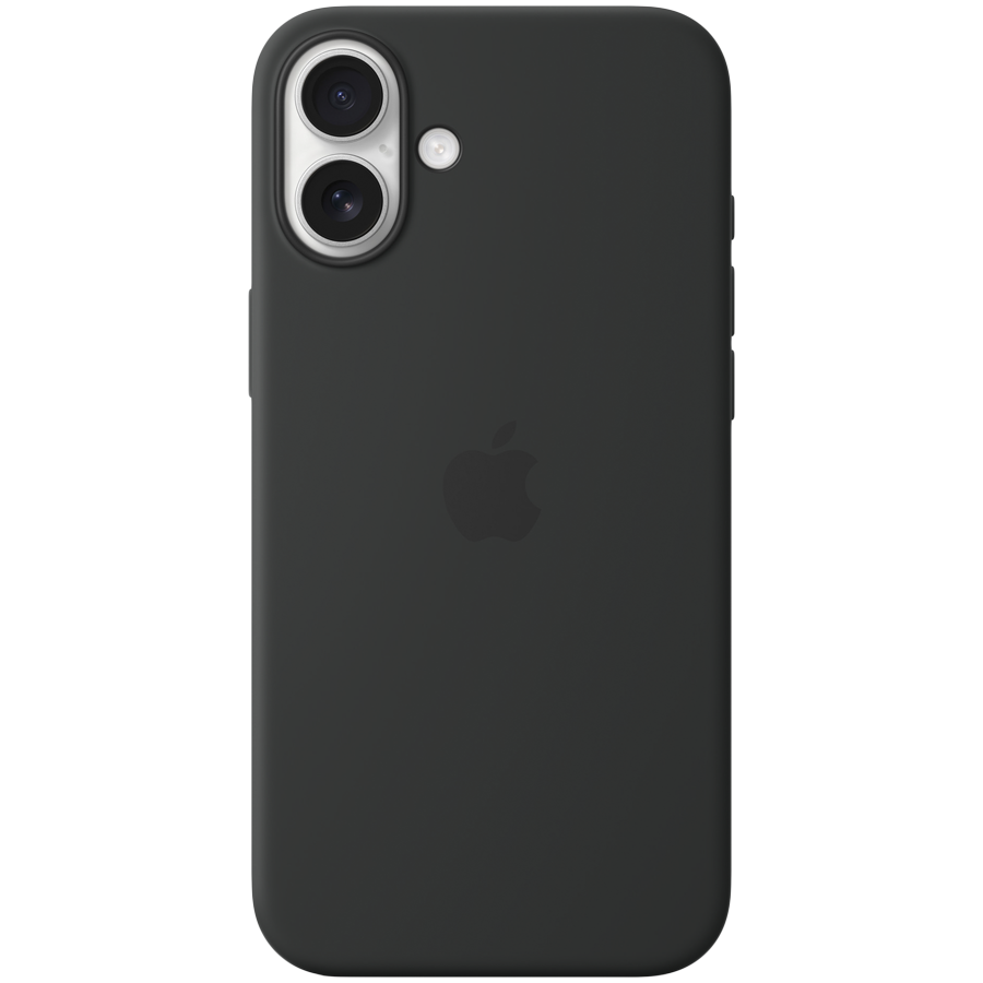 iPhone 16 Plus Silicone Case with MagSafe - Black,Model A3314