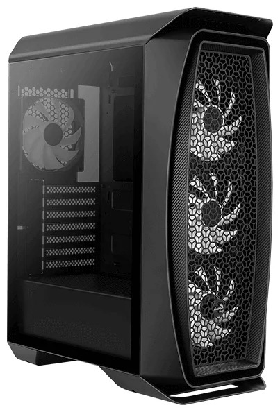 Корпус ПК без БП Aerocool Aero One Frost, черный