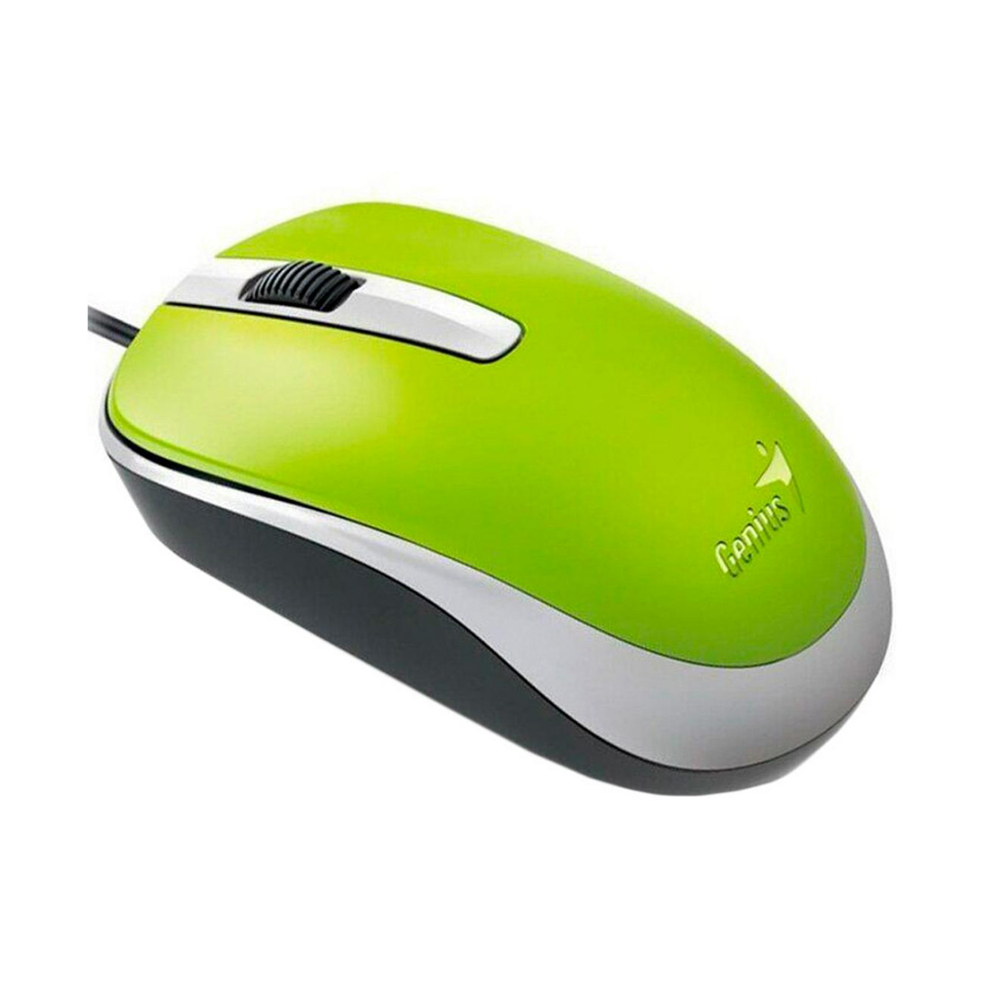 Компьютерная мышь Genius DX-120 Green [проводная, светодиодная, 1000 DPI]