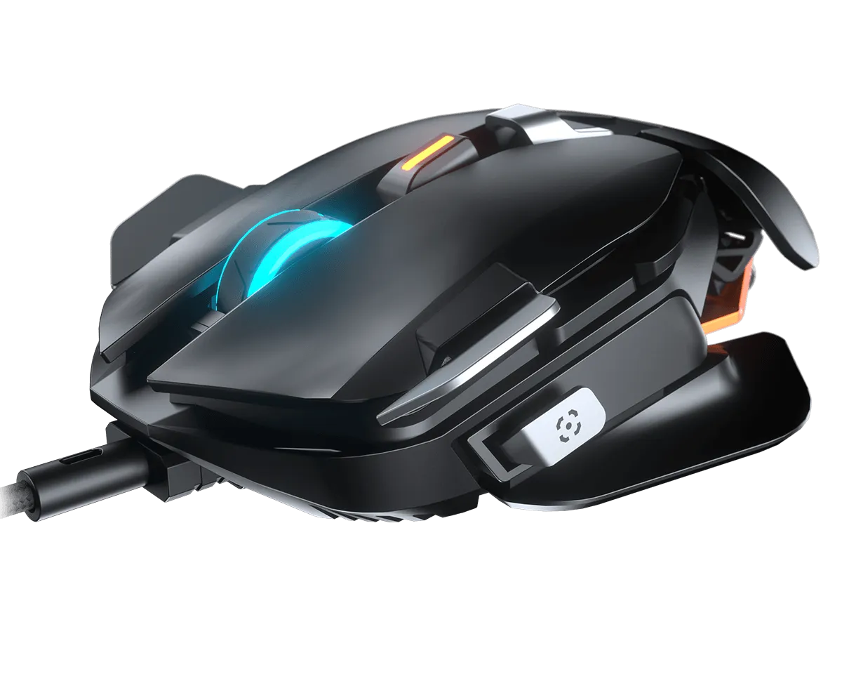 Мышь Cougar DualBlader (3MRP4NLB.0001) [проводная, светодиодная, 16000 DPI, 2000 Гц, подсветка, черная]