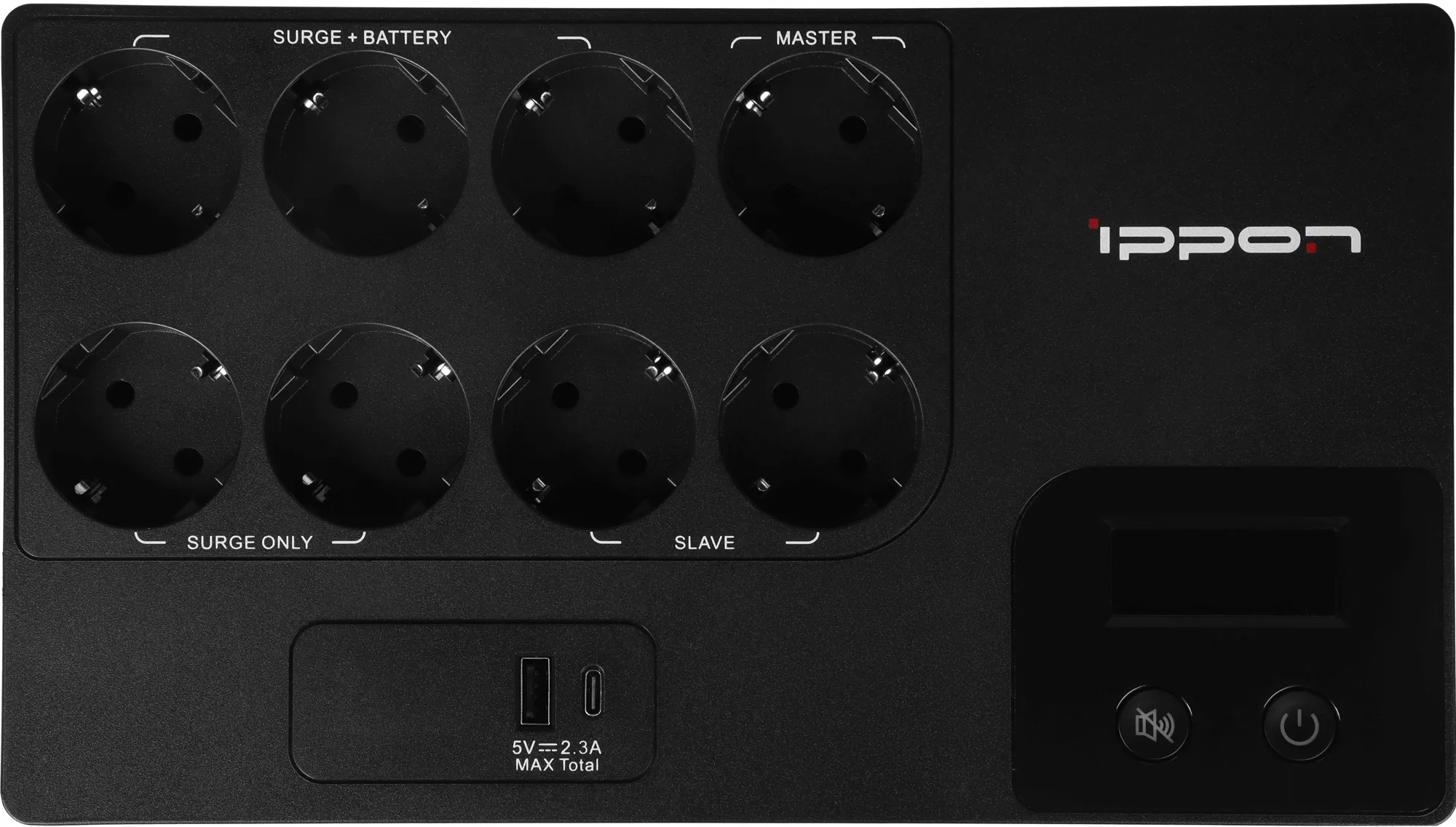 ИБП Ippon Kirpich 1050 (2003038), 1050 ВA, 600 Вт, 8xEURO