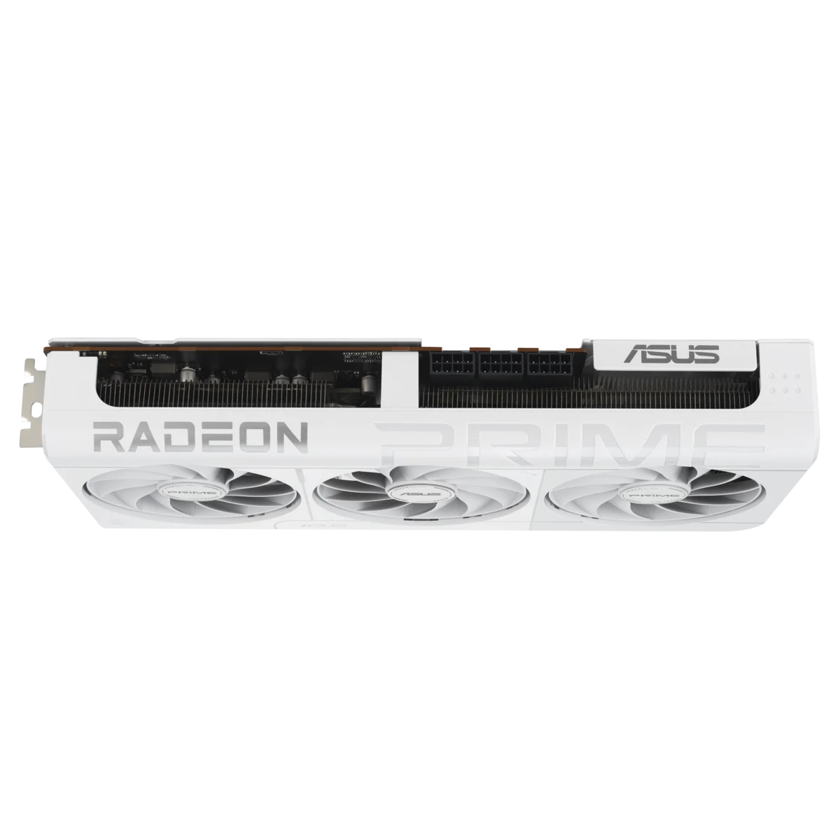 Видеокарта Asus PRIME 9070 XT WHITE (PRIME-RX9070XT-O16G-WHITE) [16 ГБ, GDDR6, 256 бит, HDMI (2 шт), DisplayPort (2 шт)]