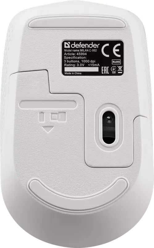 Клавиатура+мышь Defender Milan (C-992), беспроводная, белая