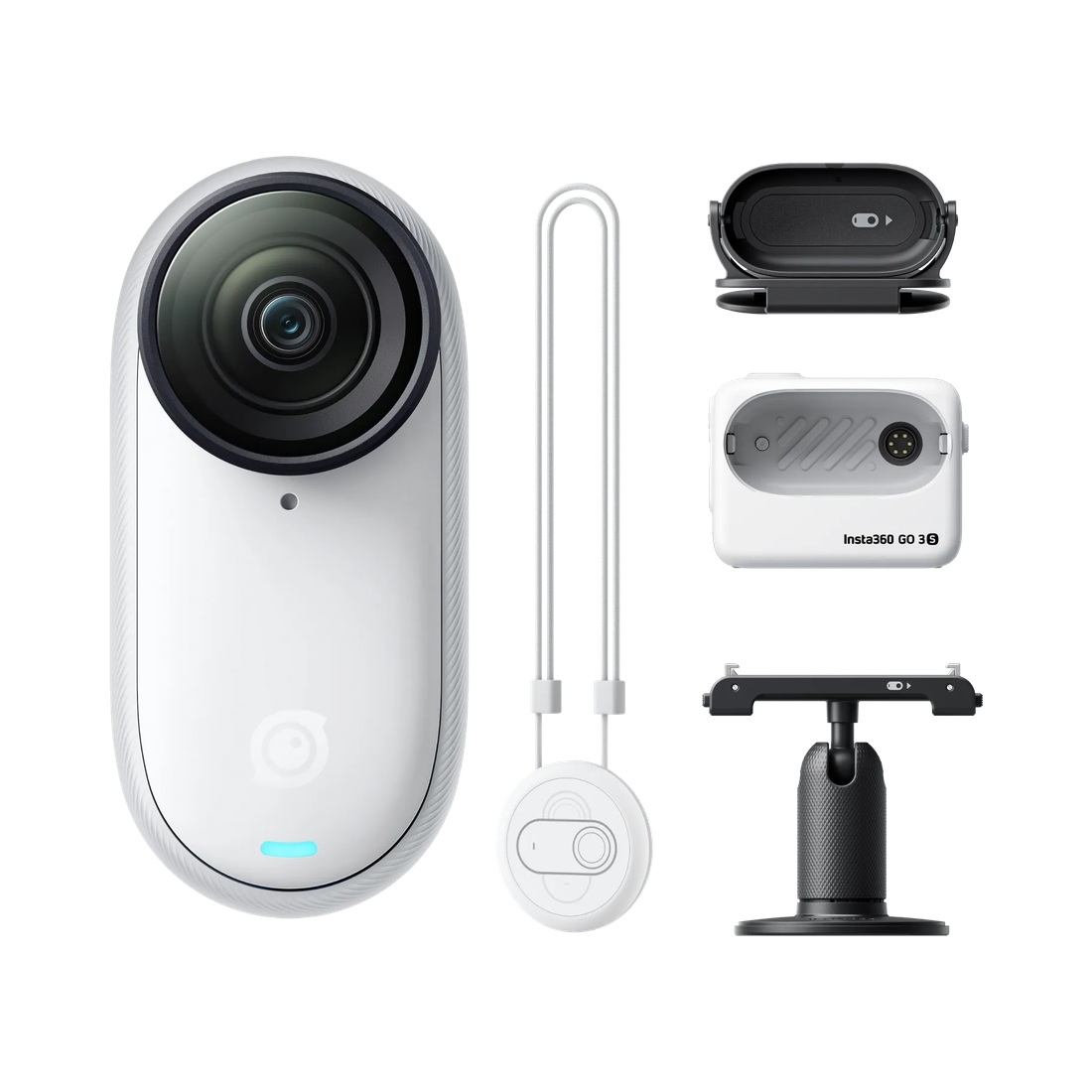 Экшн-камера Insta360 GO 3S Standard Bundle 128 Gb Arctic White / Белый