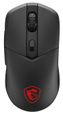Мышь MSI VERSA 300 WIRELESS (VERSA 300 W) [беспроводная, светодиодная, 8000 DPI, 1000 Гц подсветка, черная]