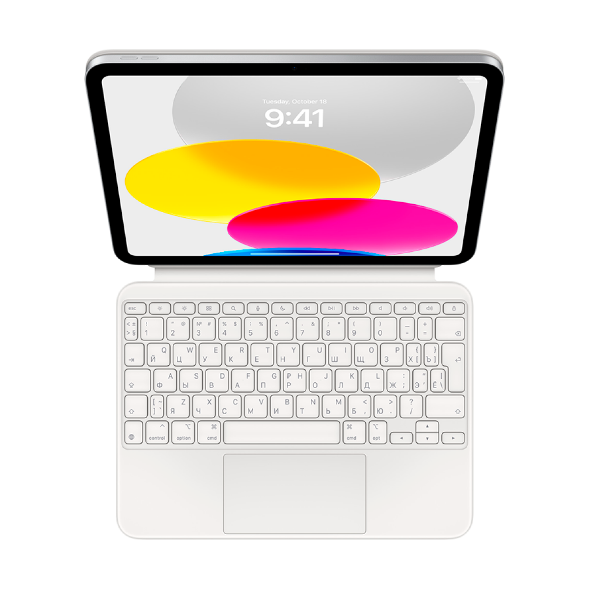 Чехол-клавиатура Apple Magic Keyboard Folio for iPad (10th generation) - Russian, Model A2695