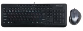 Комплект, Клавиатура + Мышь, Delux, DLD-6220OUB, USB, Black