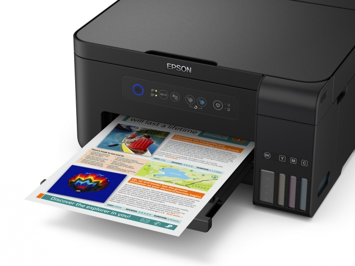 МФУ Epson L4150, [A4, струйное, цветное, 5760 x 1440 DPI, Wi-Fi, USB]
