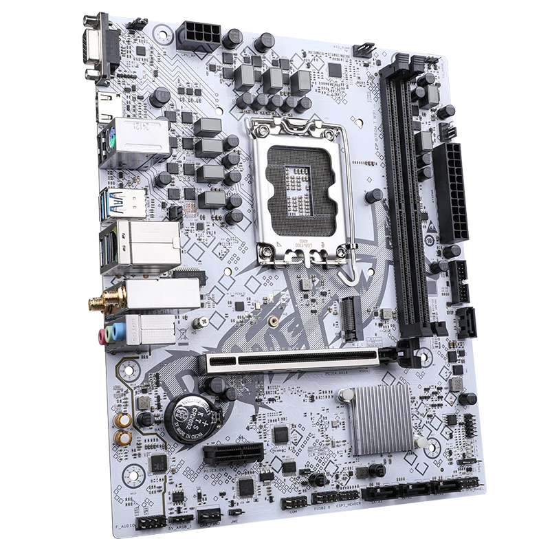 Материнская плата Colorful BATTLE-AX B760M-T WIFI V20 [LGA 1700, Intel B760, 2xDDR 4, 1xM.2, 1xPCI-E x16, Micro-ATX]