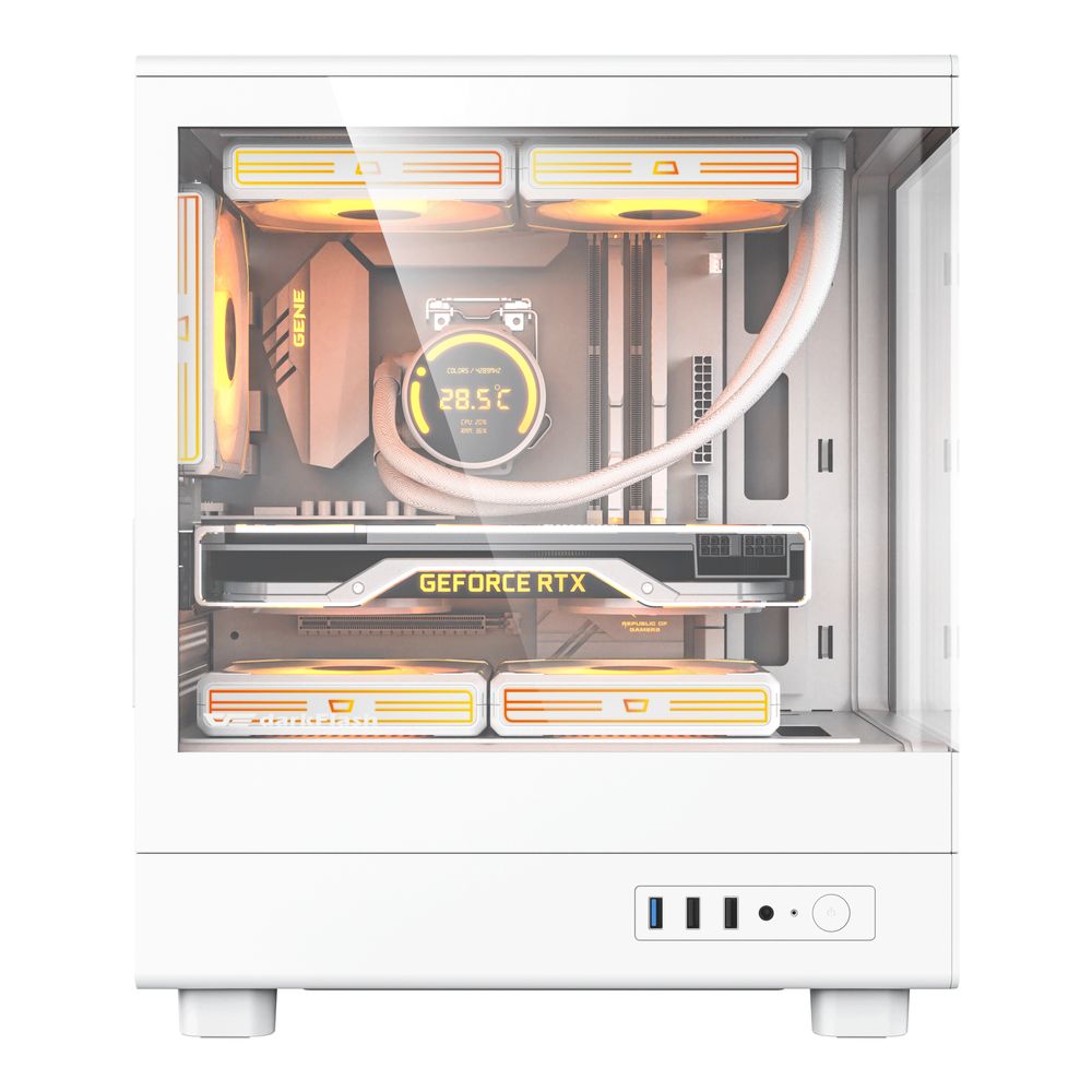 Корпус darkFlash DB330M (DF-DB330M-WH) [Mini Tower, 3 x 120 мм ARGB, Белый]