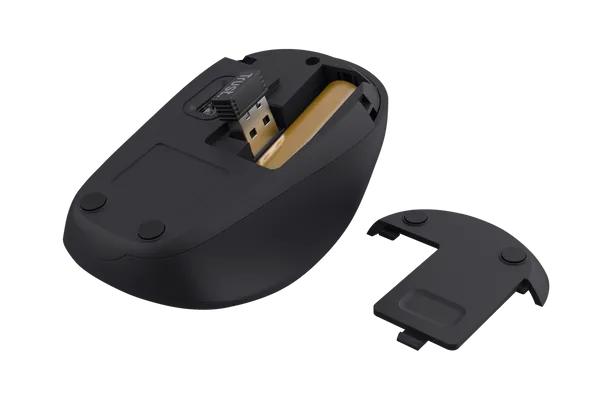 Мышь Trust YVI+ (24551) [беспроводная, светодиодная, 1600 DPI, синий]