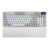 Клавиатура Asus M901 ROG AZOTH 96 HE (90MP040H-BKRA10) [Магнитная, беспроводная, клавиш - 96, подсветка, белая]