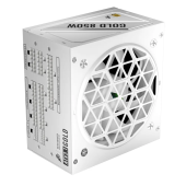 Блок питания 1stPlayer NGDP 850W White Gold (HA-850BA4 WHITE) [850 Вт, 80 PLUS Gold, 8x SATA, 1 x 16 pin (12VHPWR), 3 x 6+2 pin PCIe, 2x 4+4 pin CPU, ATX]