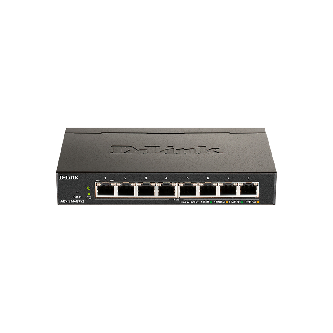Коммутатор D-Link DGS-1100-08PV2/A3A - купить в интернет-магазине Forcecom.kz Коммутатор D-Link DGS-1100-08PV2/A3A