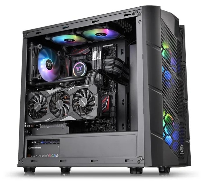 Корпус Thermaltake Commander C36 TG ARGB (CA-1N7-00M1WN-00), Midi Tower