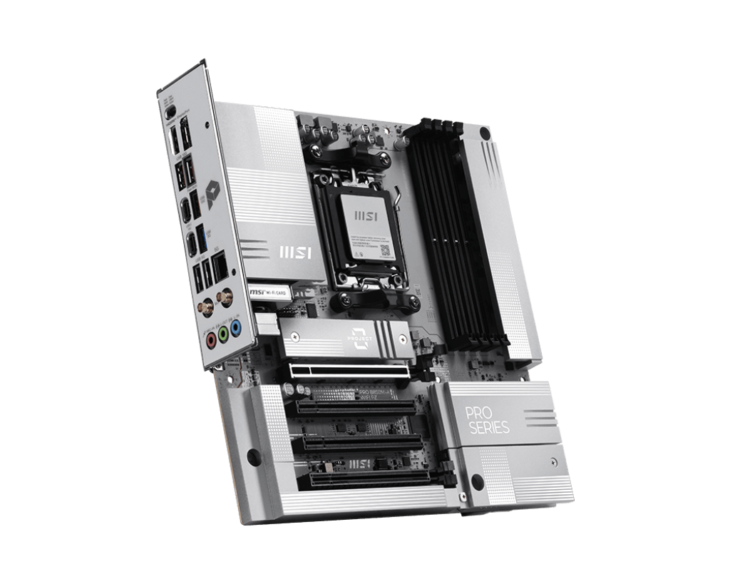 Материнская плата MSI PRO B850M-A WIFI PZ AM5 4xDDR5 4xSATA3 RAID 2xM.2 HDMI DP 2xType-C mATX