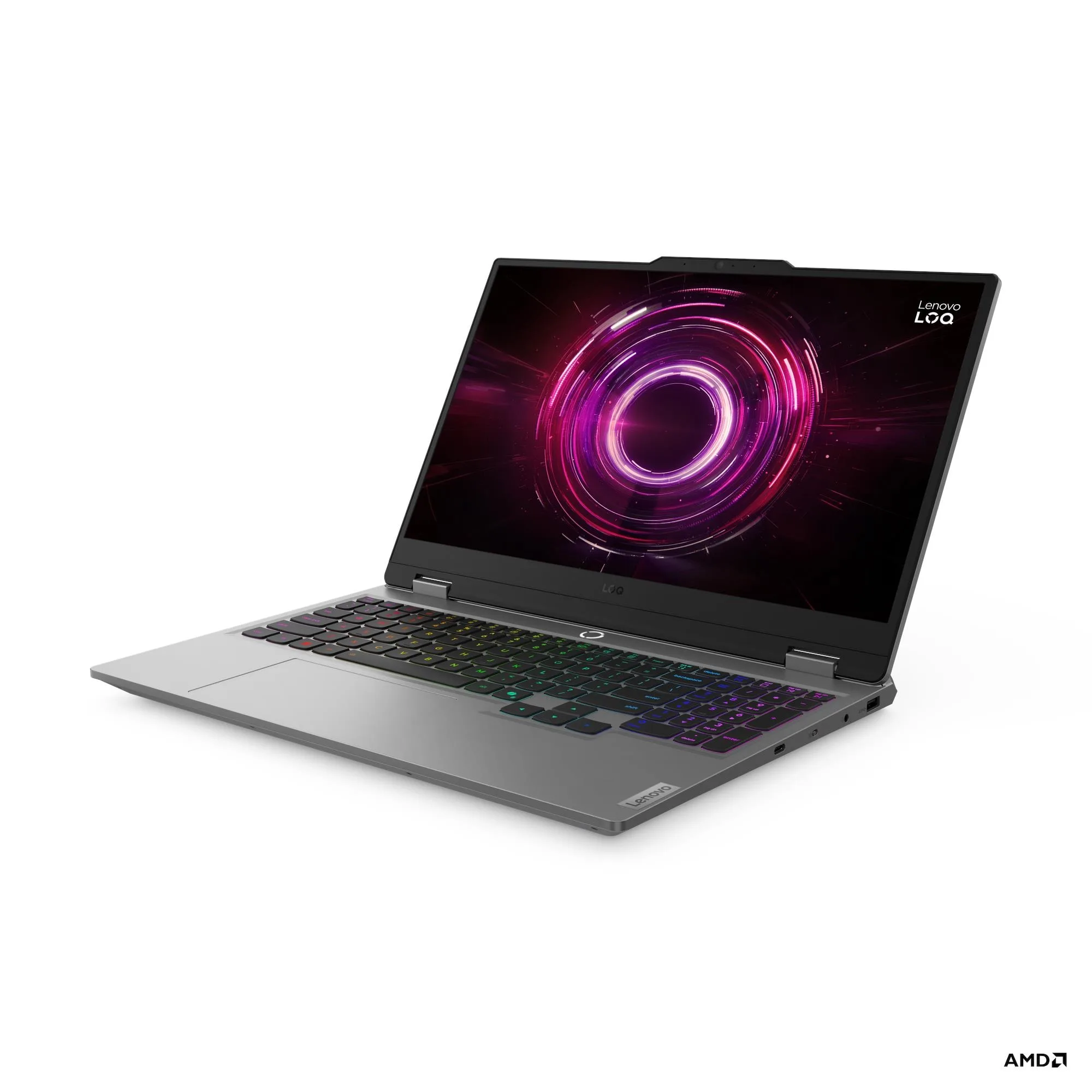 Ноутбук Lenovo LOQ 15AHP10 (83JG000VRK) [15.6" Full HD, Ryzen 5 220, 16 ГБ ОЗУ, 512 ГБ SSD, RTX 5060, DOS]