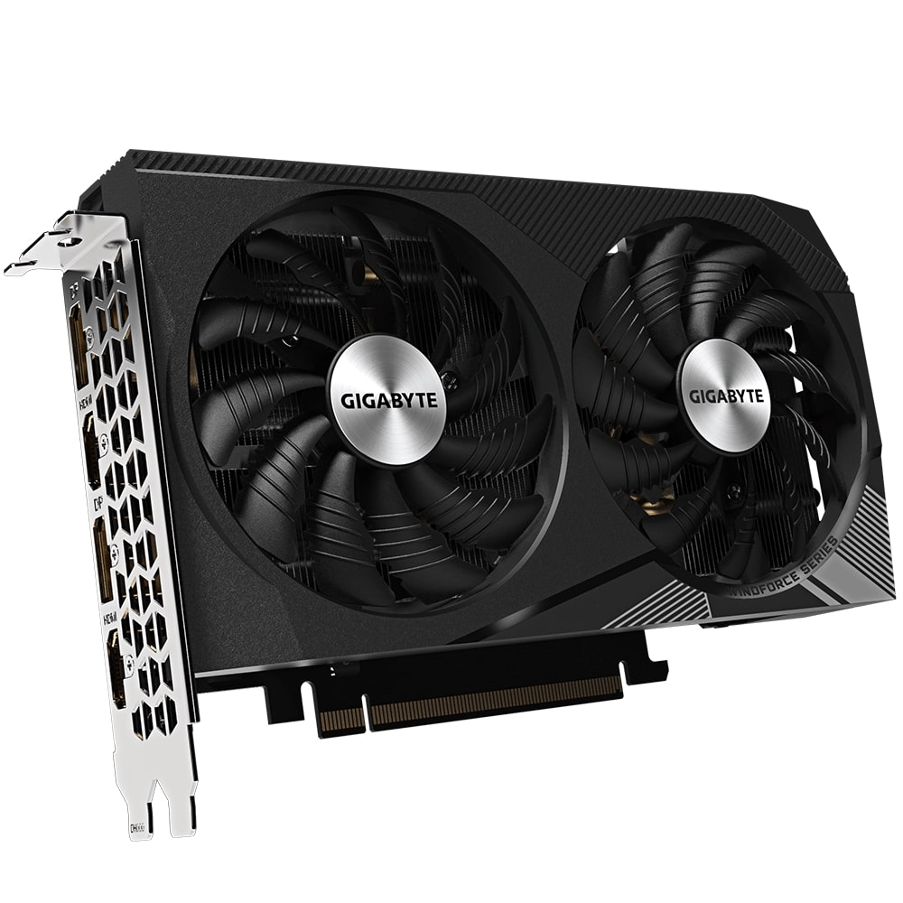 Видеокарта Gigabyte RTX 3060 (GV-N3060GAMING OC-8GD REV2.0) [8 ГБ, GDDR6, 128 бит, HDMI (2 шт), DisplayPort (2 шт)]