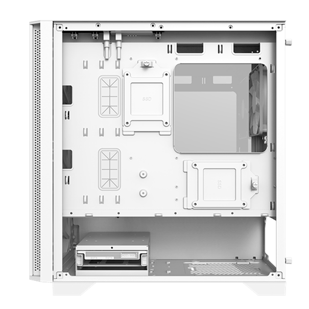 Корпус Montech AIR 100 LITE (W) [Mini Tower, 2 × 120 мм, Белый]