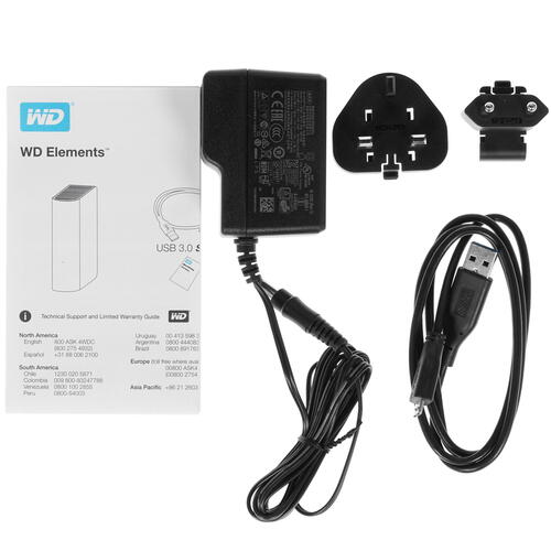 Внешний HDD WD Elements Desktop [WDBWLG0100HBK-EESN] [10 ТБ, 3.5", Type-A, внешние стационарные]