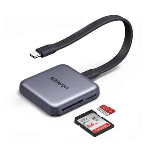 Картридер Ugreen CM898  USB-C Magnetic Card Reader (SD+TF+PD3.0)