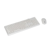 Комплект проводной Клавиатура + Мышь Rapoo X130PRO, белый 