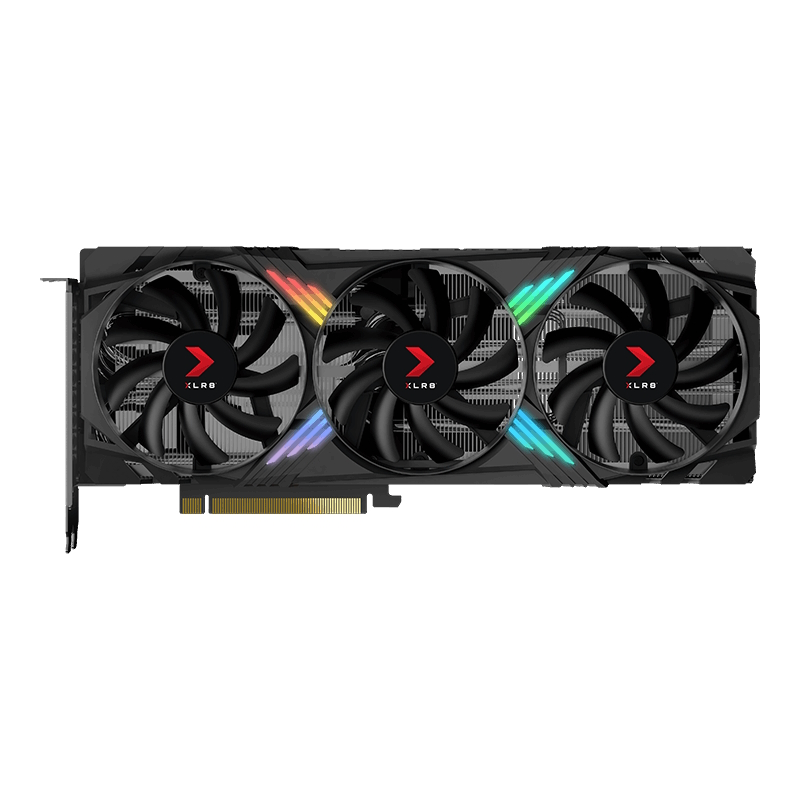 Видеокарта PNY RTX 4060 Ti XLR8 OC TripleFan (VCG4060T8TFXXPB1-O) [8 ГБ, GDDR6, 128 бит, HDMI, DisplayPort (3 шт)]