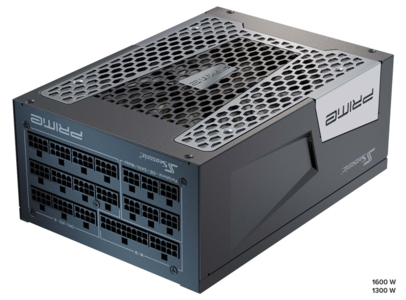 Блок питания Seasonic Prime PX-1600 (SSR-1600PD2) [1600 Вт, 80 PLUS Platinum, 18x SATA, 6x 6+2 pin PCIe, 1x 4+4 pin CPU, ATX]
