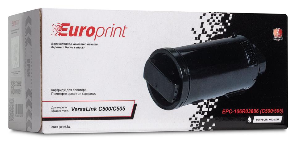 Картридж Europrint EPC-106R03884 (C500/505) Голубой, чип