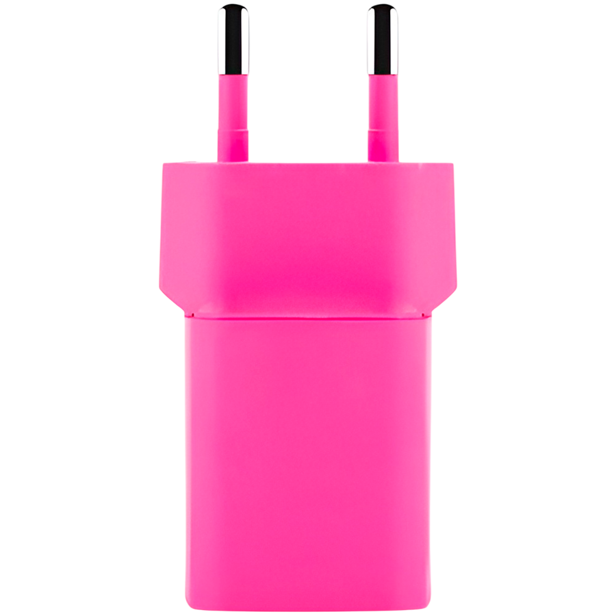 ttec SmartCharger GAN 20W PD (2SCG20CNP) Travel Fast Charger + USB-C - USB-C 3A Cable 120cm, Neon Pink