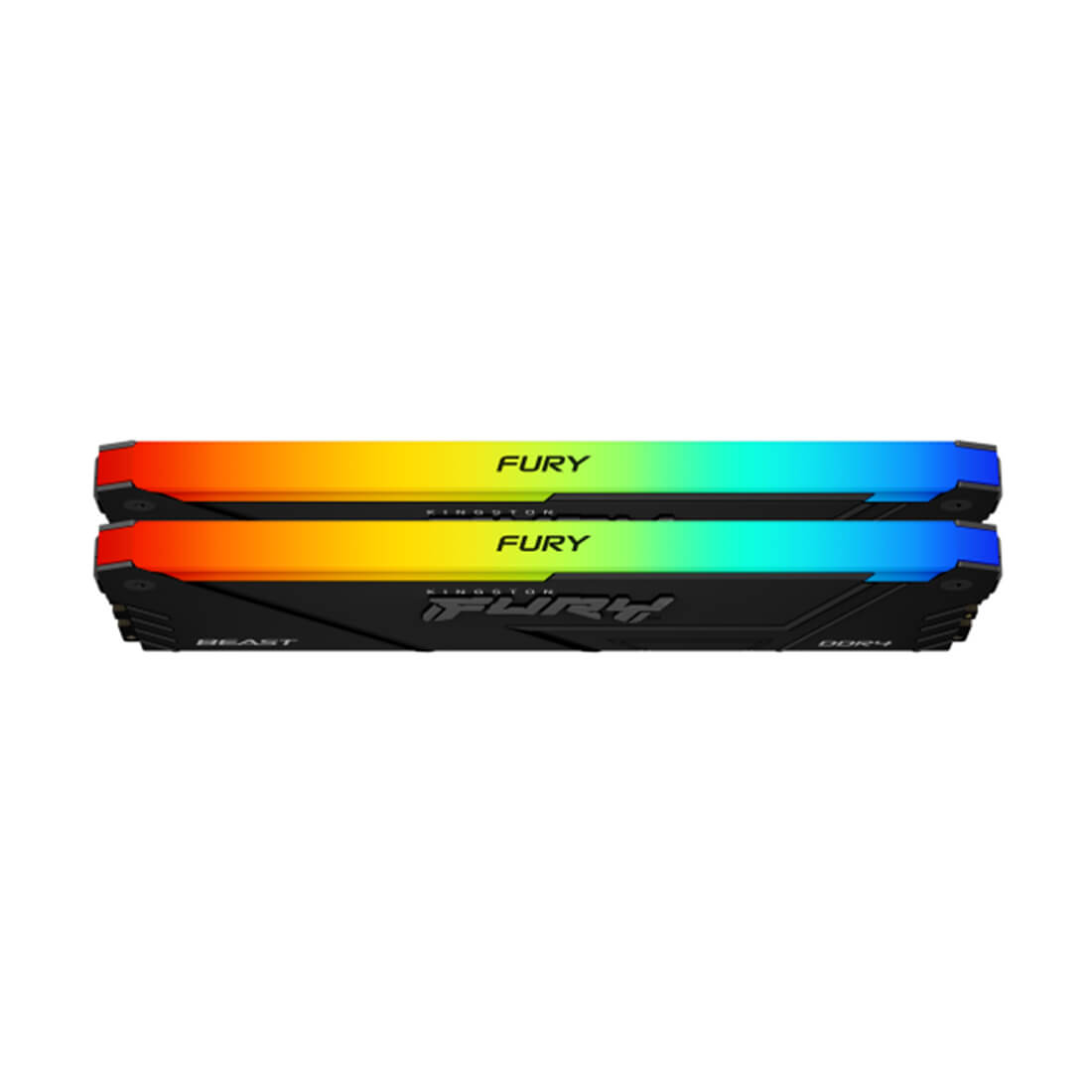 Комплект оперативной памяти Kingston Fury Beast RGB (KF432C16BB2AK2/16), 16 ГБ DDR 4, 3200 МГц, 1.35 