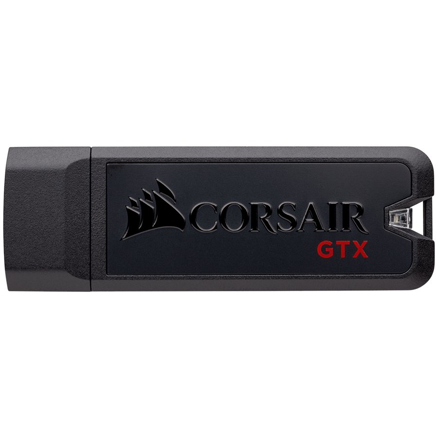 USB Флеш Corsair Flash Voyager GTX USB 3.1 128ГБ (CMFVYGTX3C-128GB), Zinc Alloy Casing, Чтение 430 МБ/с - Запись 390 МБ/с, Plug and Play